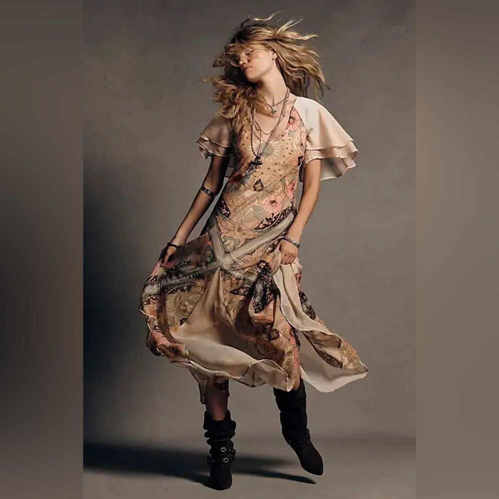 New Free People Celestial Nights Maxi Dress Size S